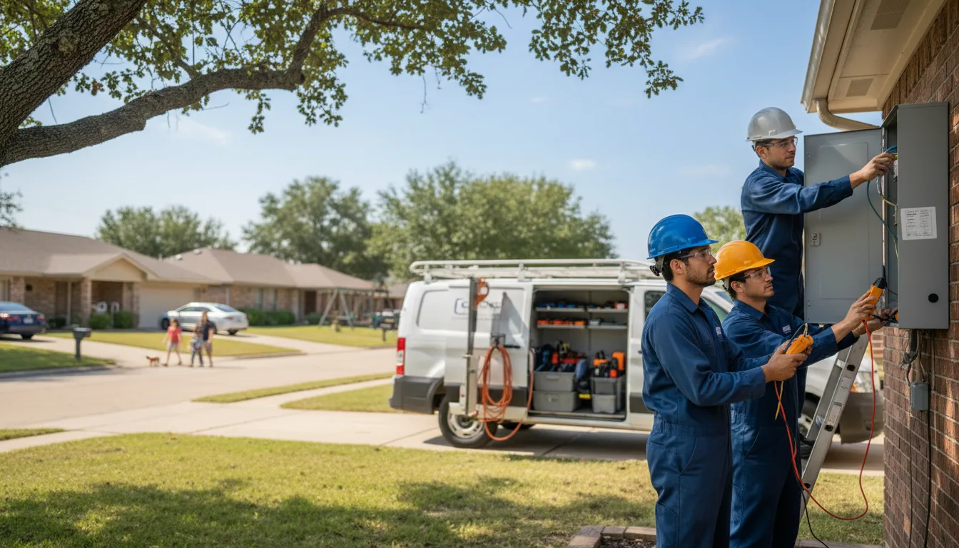 Certified electrician providing emergency electrical services in Paris, TN